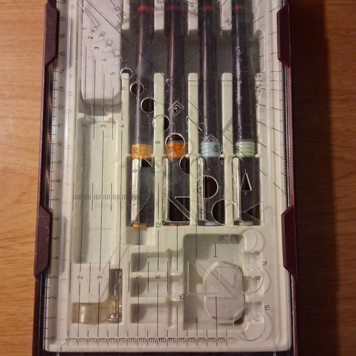 Rotring College Rapidograph Set used, incomplete