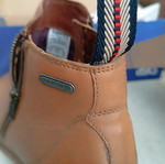 Leather men's ankle boots new, size 43, beige