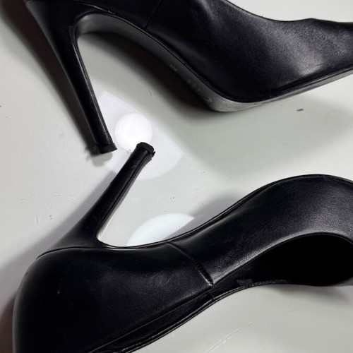 Makis Kotris black leather women's pumps size 38 used