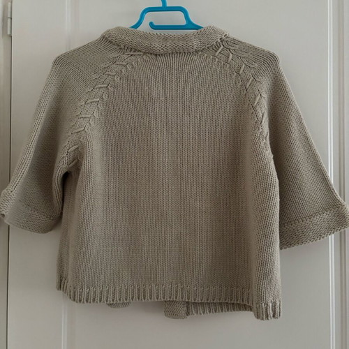 Zara knitted cardigan like new, open beige, size M
