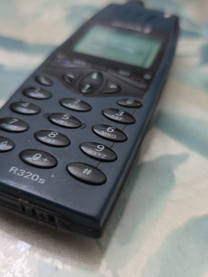 Ericsson R320s mobile phone, blue