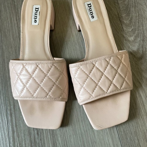 Dune London mules used, nude-pink, size 40