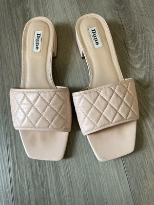 Dune London mules used, nude-pink, size 40