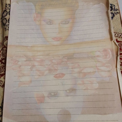 Vintage letter papers like new