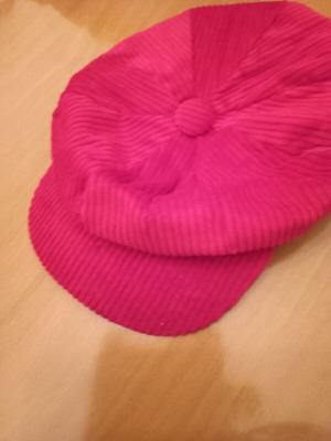 Beret red corduroy new Panteras accessories