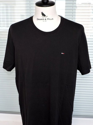 Tommy Hilfiger Tommy Jeans Men's Black Crew Neck T-Shirt like new, XL
