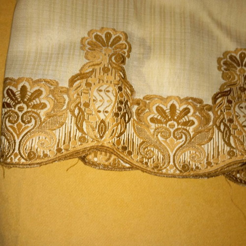 Curtain new, fabric for sewing, length 4.40 m and 2.70 m
