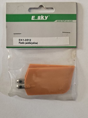 E-Sky EK1-0512 Plastic Paddle Set yellow, like new