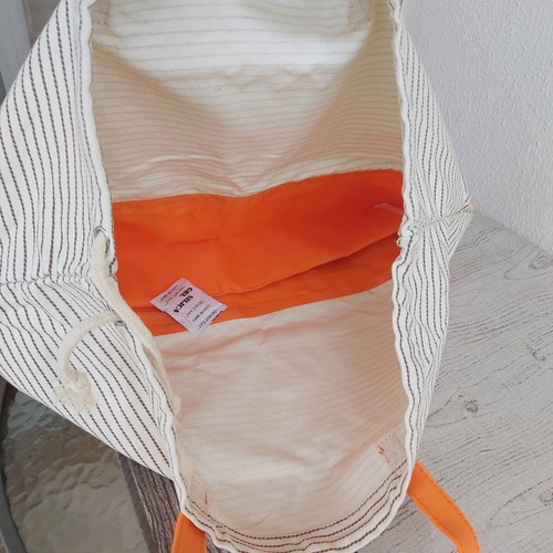 Avène bag orange with stripes like new