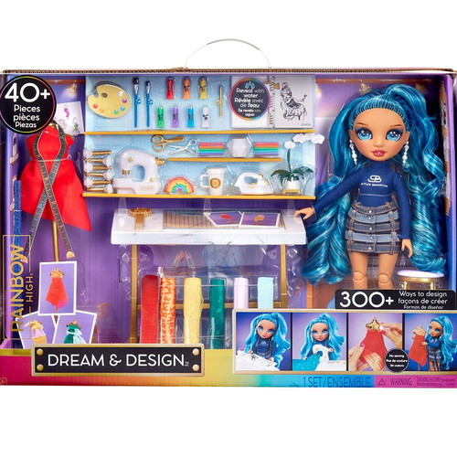 Rainbow High Dream & Design Studio Playset with Skyler Bradshaw Doll