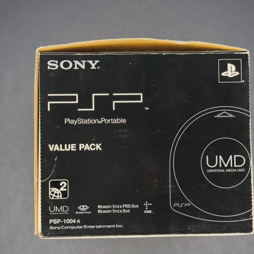 Sony PlayStation Portable PSP-1004 K Value Pack handheld console, black