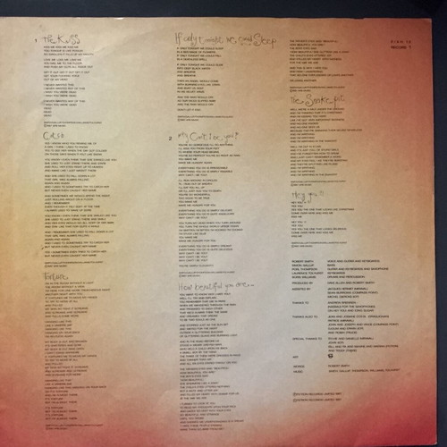 The Cure Kiss Me vinyl album used
