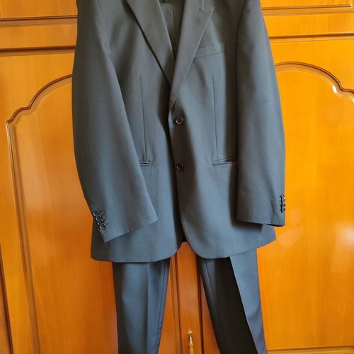 Mens Suit Wedding Wear Black Italian New