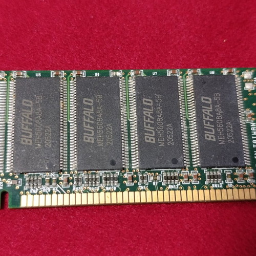 Buffalo DDR 512MB RAM used PC3200 400MHz CL2.5