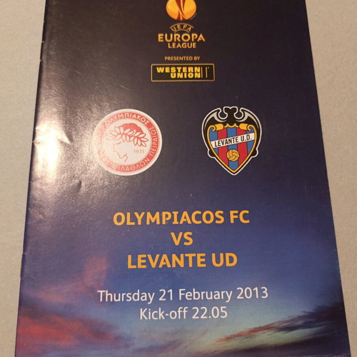 Olympiacos European programs like new, pack of 11
