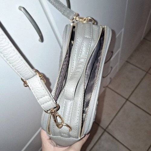 Crossbody shoulder bag like new, gray