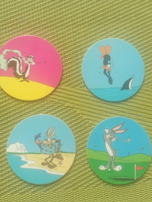Tasty Super Tasty Top collectible caps from 1990s Greek snacks