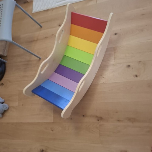 Climbing Arch Montessori Rainbow Rocker like new