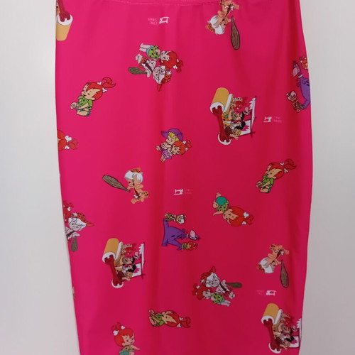 Chic Mess midi skirt, slim fit, multicolor