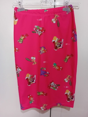 Chic Mess midi skirt, slim fit, multicolor