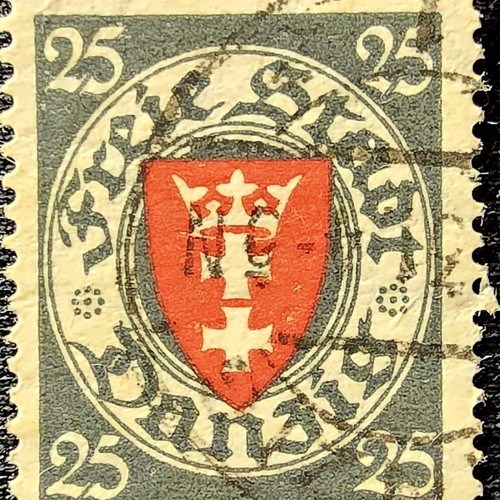 Danzig 1924 stamp used