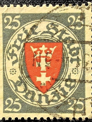 Danzig 1924 stamp used