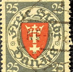 Danzig 1924 stamp used