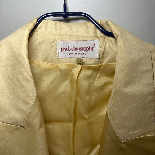 Vintage suit used, beige, size 52