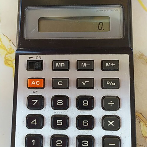Casio HL-802 electronic calculator vintage, like new