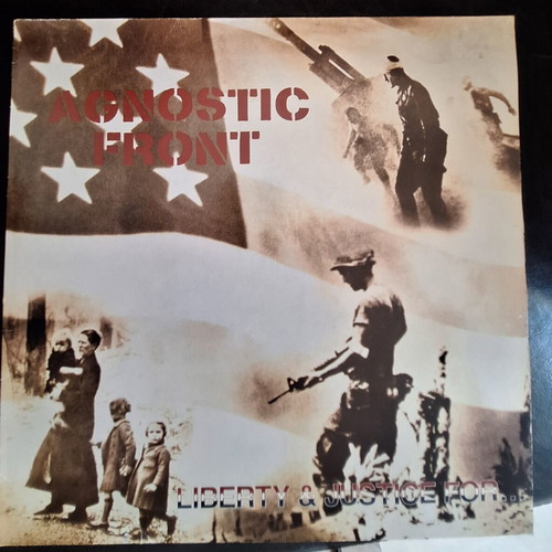 Agnostic Front Liberty and Justice for All Vinyl LP like new, punk