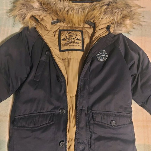 Allouette boys' jacket size 7 years like new, dark blue