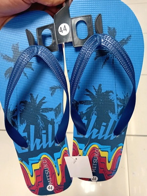 Mitsuko flip flops new, sizes 43-44, blue