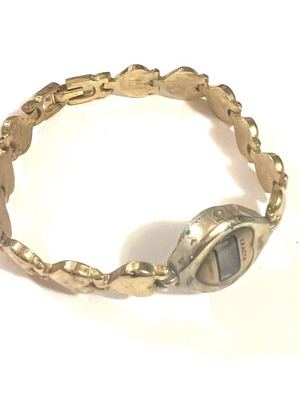 Ρολόι quartz μεταχειρισμένο, χρυσαφί, γυναικείο
