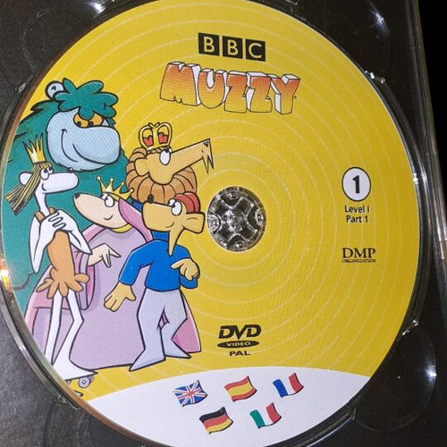 Muzzy BBC language learning book used