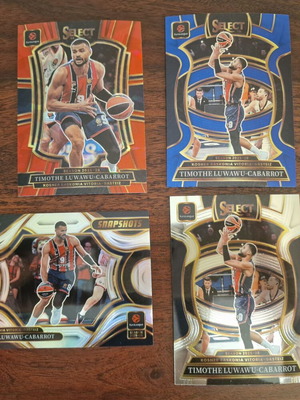 Panini Select Euroleague Basconia Cabarrot card lot of 4 new