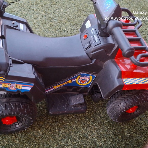 Electric police quad bike 12V, used one month