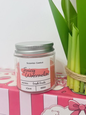 Scented candle new, watermelon