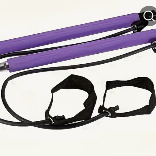 Lingpeng Pilates Bar Set with Colorful Resistance Bands, New