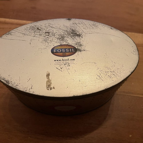 Fossil Vintage Classic 54 Airplane Table Clock used