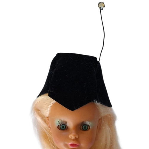 El Greco Bibi-Bo vintage butterfly doll hat 1980s