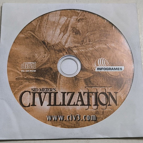 Civilization III PC game like new, Jewel Case