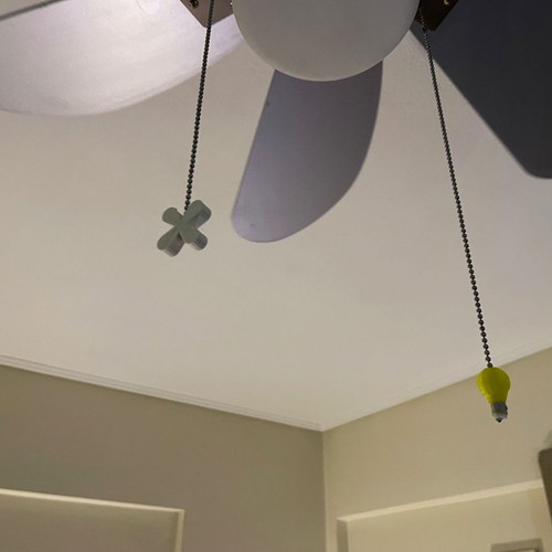 Decorative ceiling fan accessories new, 3D printed, pair