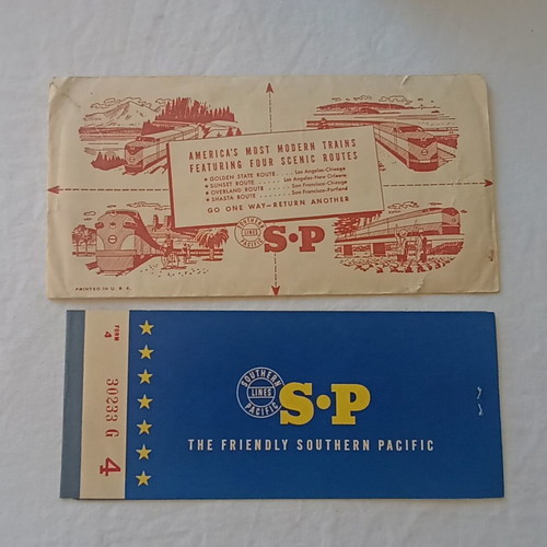 Εισιτήριο τραίνου 1958 μεταχειρισμένο, από Νέα Υόρκη για Σικάγο
