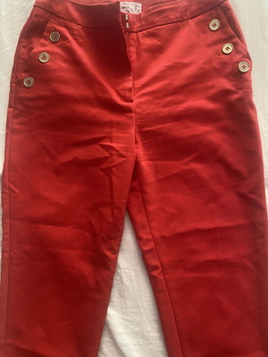Mango red pants like new, size S 36 8