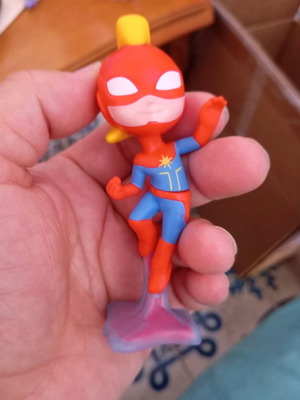 Captain Marvel action figure used
