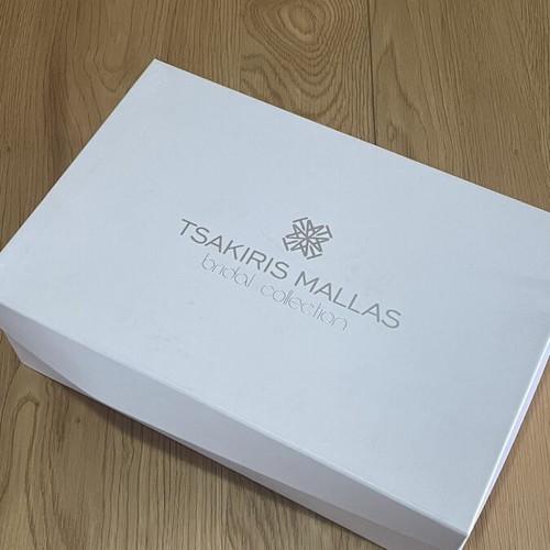 Tsakiris Mallas bridal heels new, size 40, white