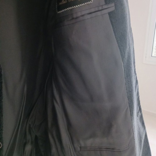 Men's black velvet jacket like new, size 50 (M/L)