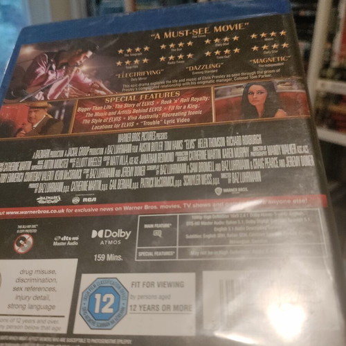 Elvis Blu-Ray movie with English subtitles