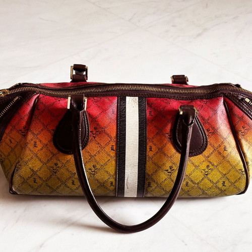 L.A.M.B Gwen Stefani shoulder bag used, vintage, 40 cm, rasta colors