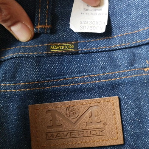 Maverick Vintage Pants new, bell-bottom, 100% cotton, with zipper